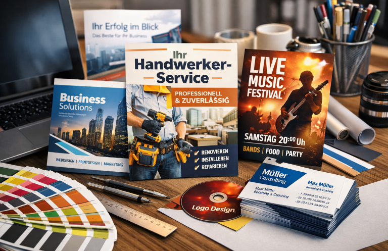 Corporate Design Farben Schriften Logo Gestaltung